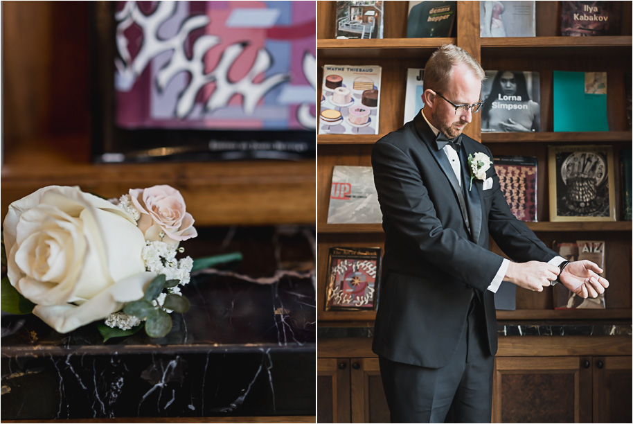 A romantic late summer intimate wedding at the Royal Park Hotel in Rochester, Michigan provided by top-rated Rochester wedding photograher Kari Dawson and her team.