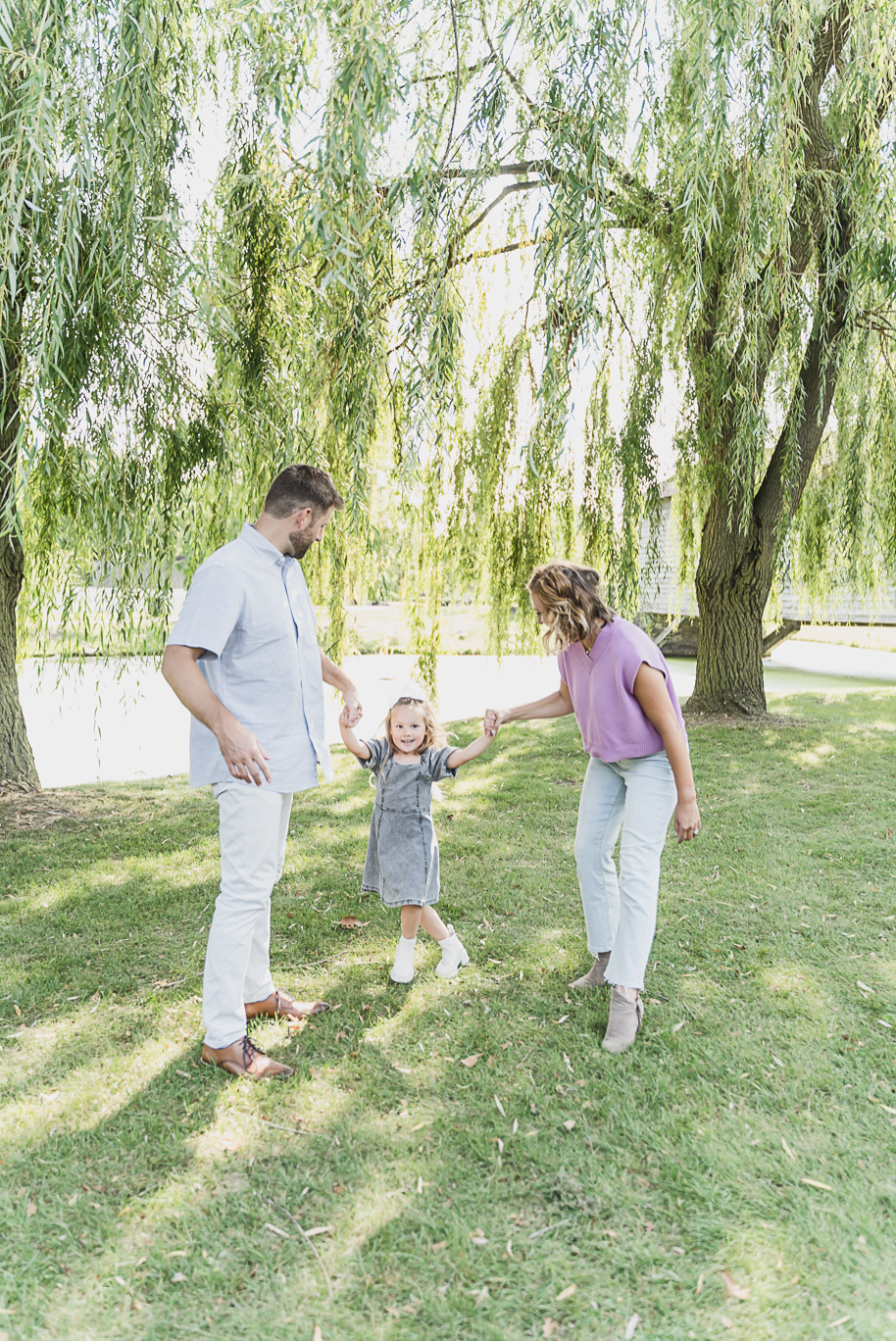 A fun Greenfield Village family photo session in Dearborn, Michigan provided by top-rated Detroit portrait and wedding photographer Kari Dawson.