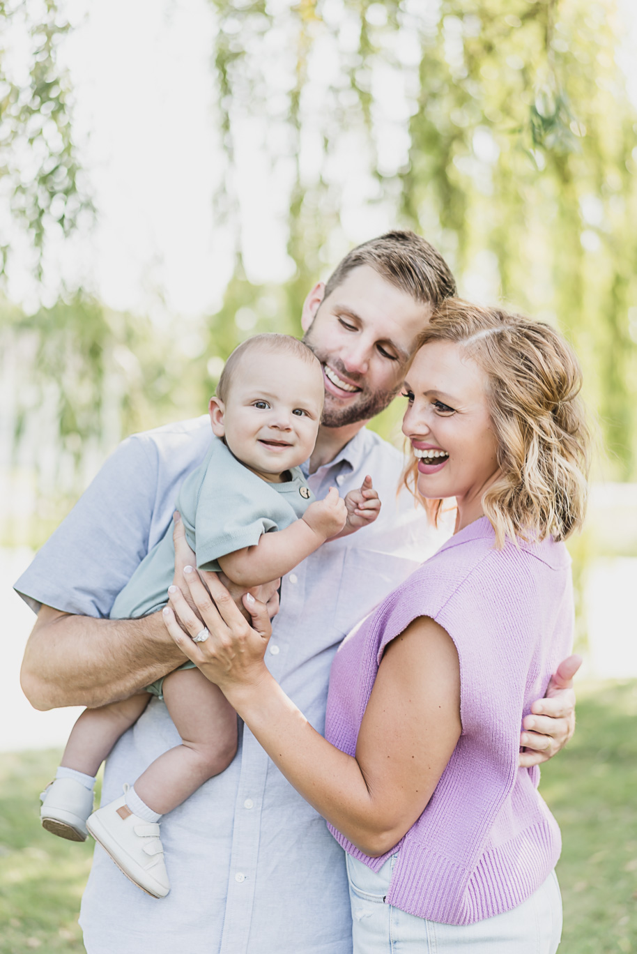 A fun Greenfield Village family photo session in Dearborn, Michigan provided by top-rated Detroit portrait and wedding photographer Kari Dawson.