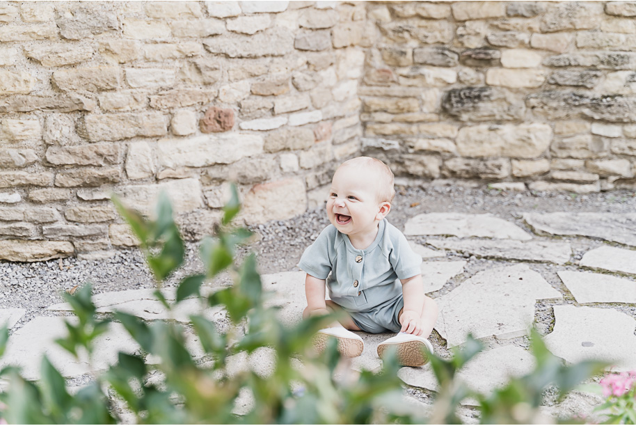 A fun Greenfield Village family photo session in Dearborn, Michigan provided by top-rated Detroit portrait and wedding photographer Kari Dawson.