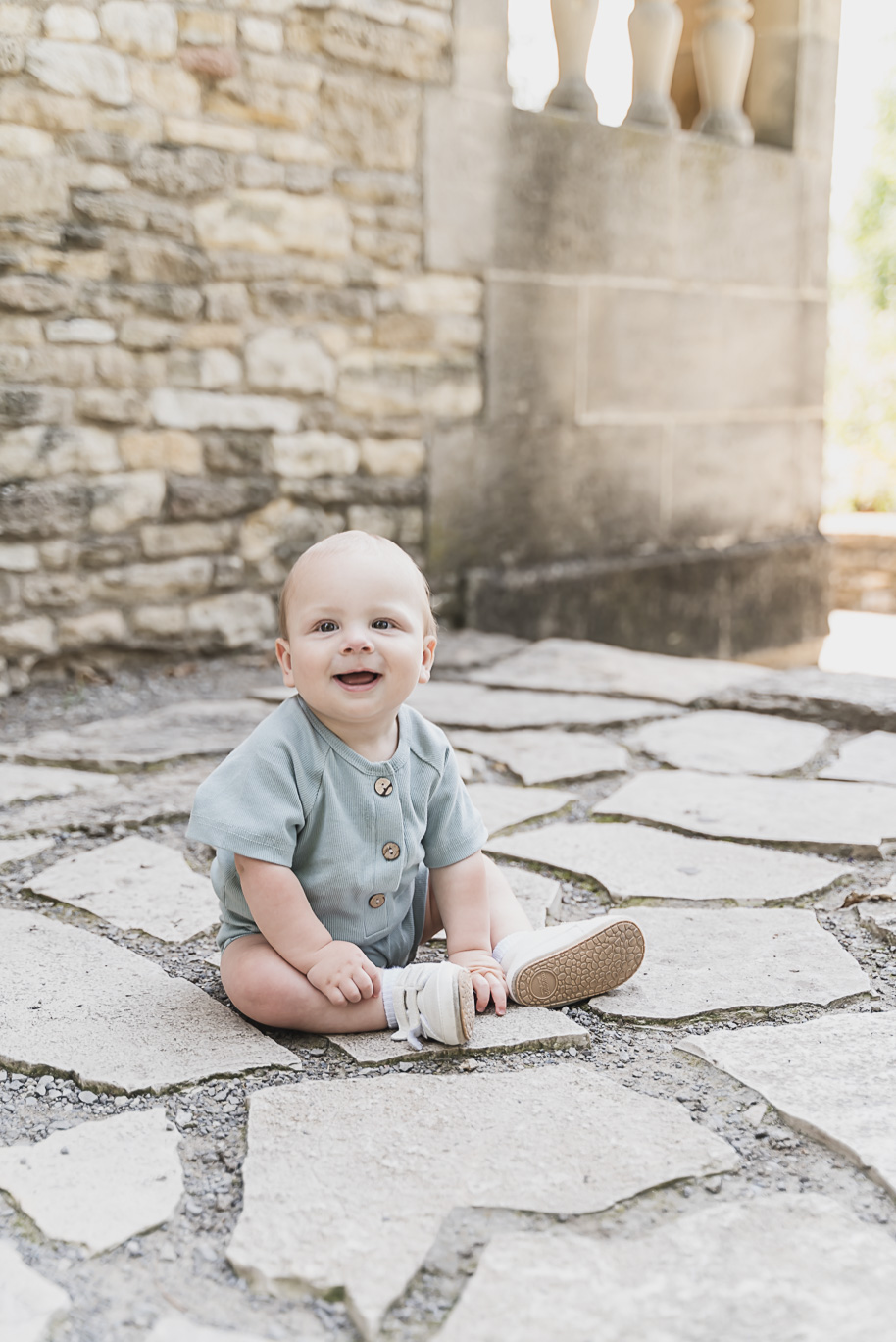 A fun Greenfield Village family photo session in Dearborn, Michigan provided by top-rated Detroit portrait and wedding photographer Kari Dawson.