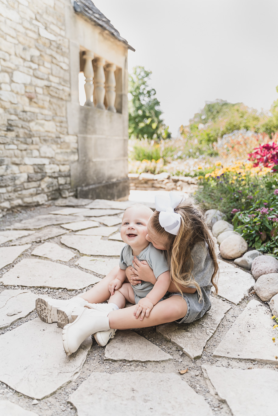 A fun Greenfield Village family photo session in Dearborn, Michigan provided by top-rated Detroit portrait and wedding photographer Kari Dawson.