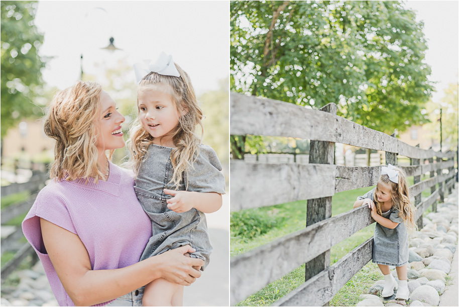 A fun Greenfield Village family photo session in Dearborn, Michigan provided by top-rated Detroit portrait and wedding photographer Kari Dawson.