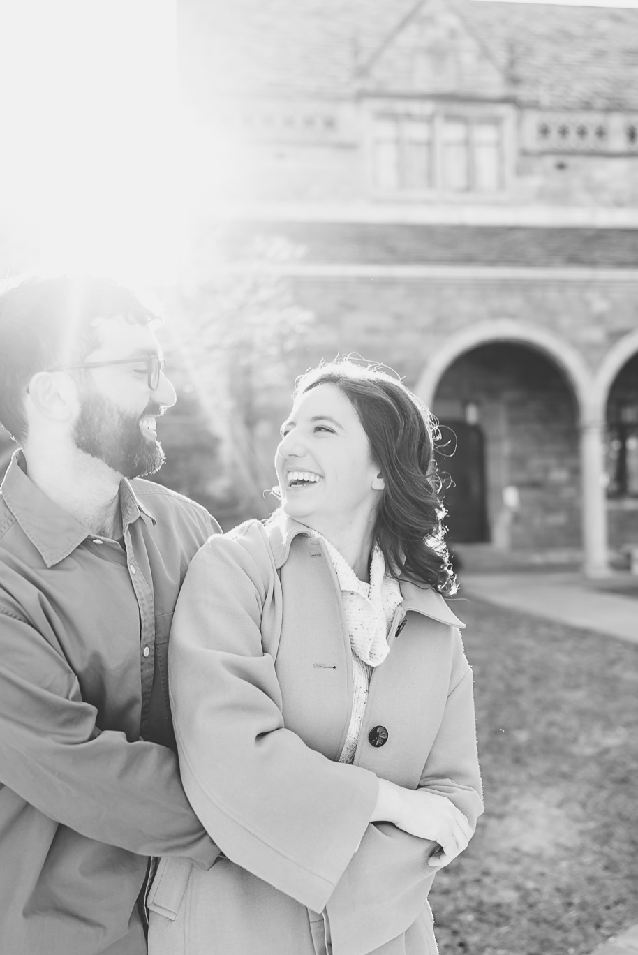 A University of Michigan Engagement Session by top-rated Ann Arbor Wedding Photographer Kari Dawson.