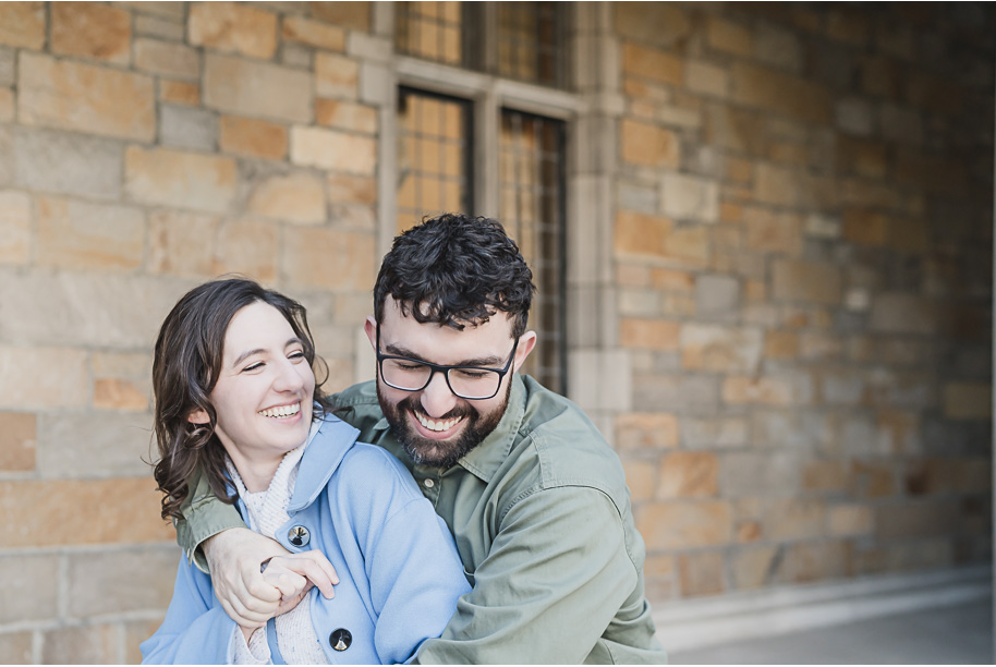 A University of Michigan Engagement Session by top-rated Ann Arbor Wedding Photographer Kari Dawson.