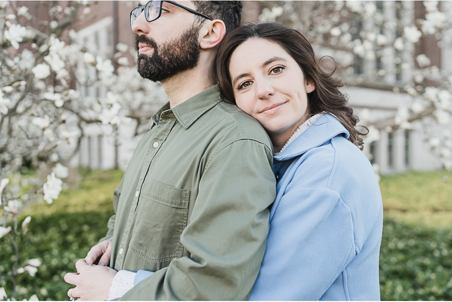 A University of Michigan Engagement Session by top-rated Ann Arbor Wedding Photographer Kari Dawson.