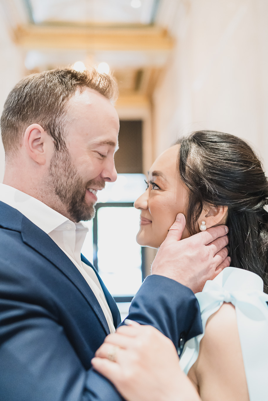 Book Tower engagement photos in Detroit by top-rated Detroit Wedding Photographers Kari Dawson + Co

