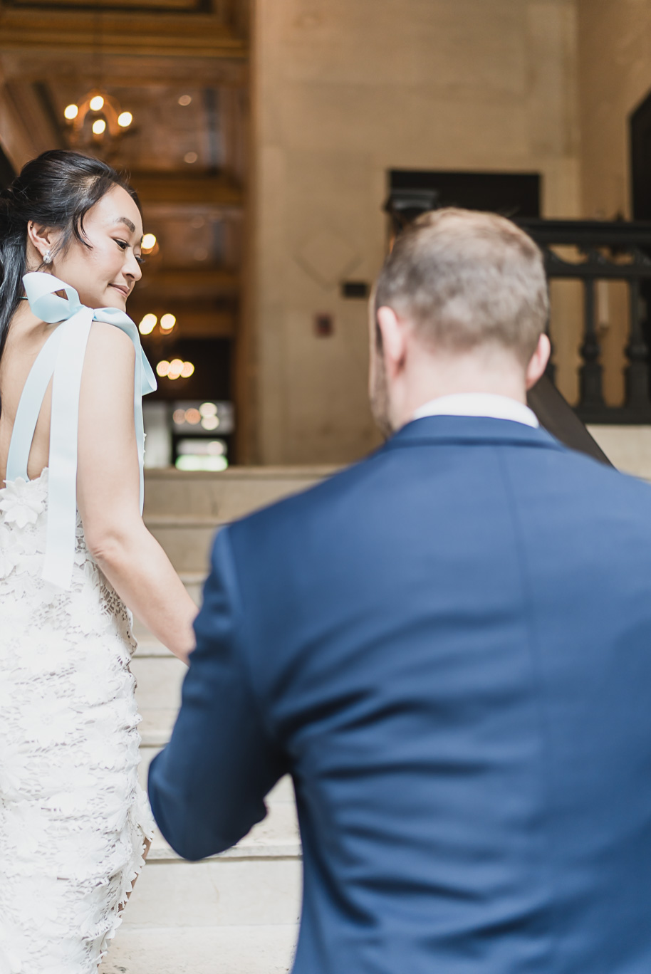 Book Tower engagement photos in Detroit by top-rated Detroit Wedding Photographers Kari Dawson + Co
