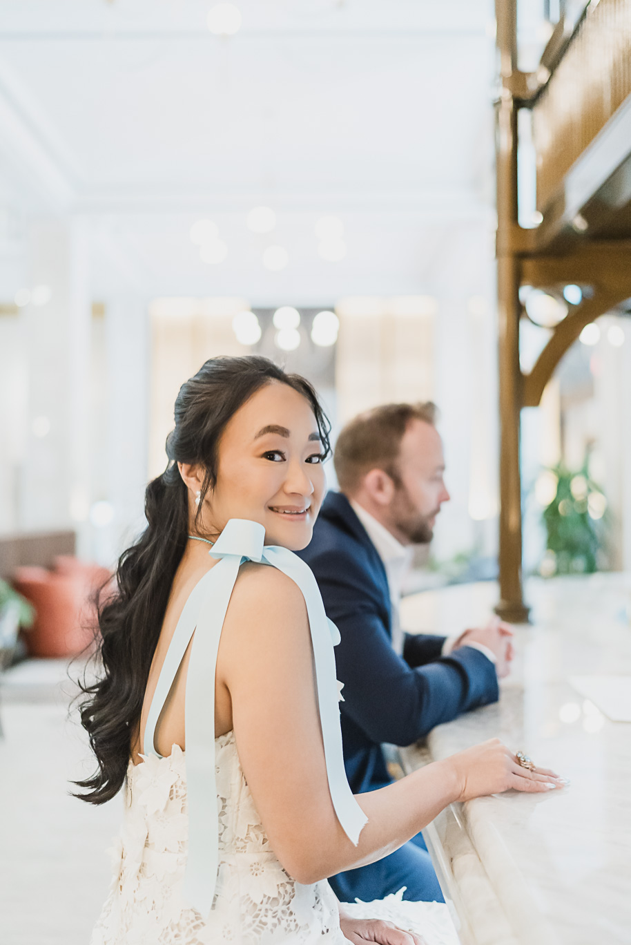 Book Tower engagement photos in Detroit by top-rated Detroit Wedding Photographers Kari Dawson + Co
