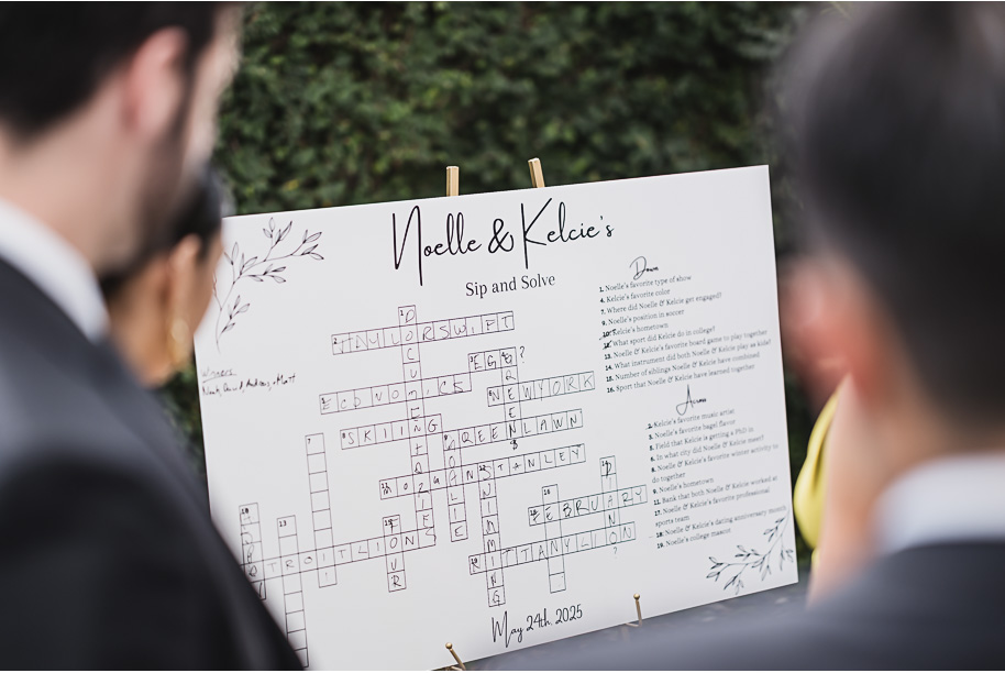 A summer black tie lush Planterra Conservatory Wedding same sex in West Bloomfield Michigan by Kari Dawson.