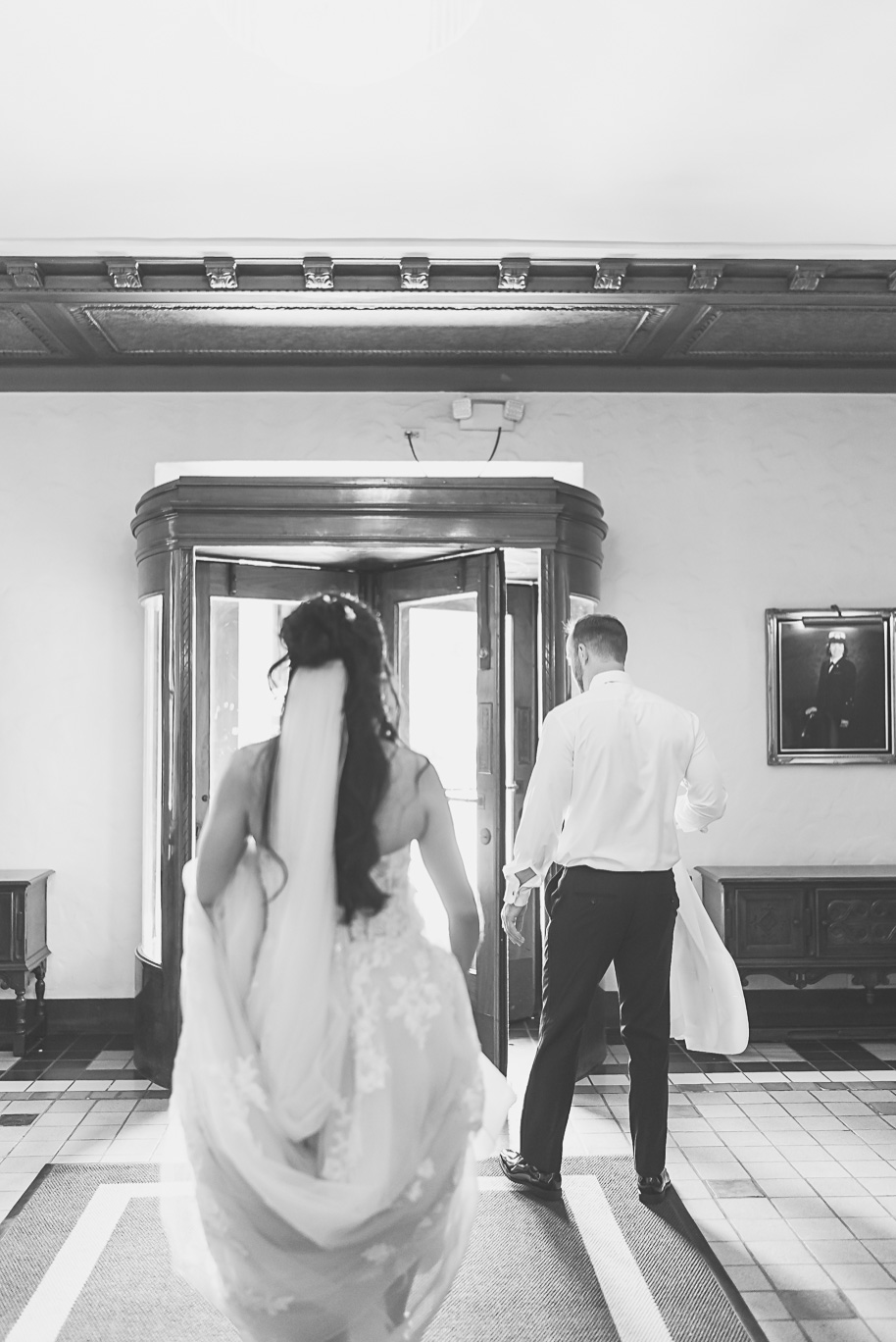 A classic black tie dusty blue and black Detroit Yacht Club wedding steeped in tradition, family heirlooms, hydrangaes, and happy tears by Kari Dawson, top rated Detroit wedding photographer, and her team. 