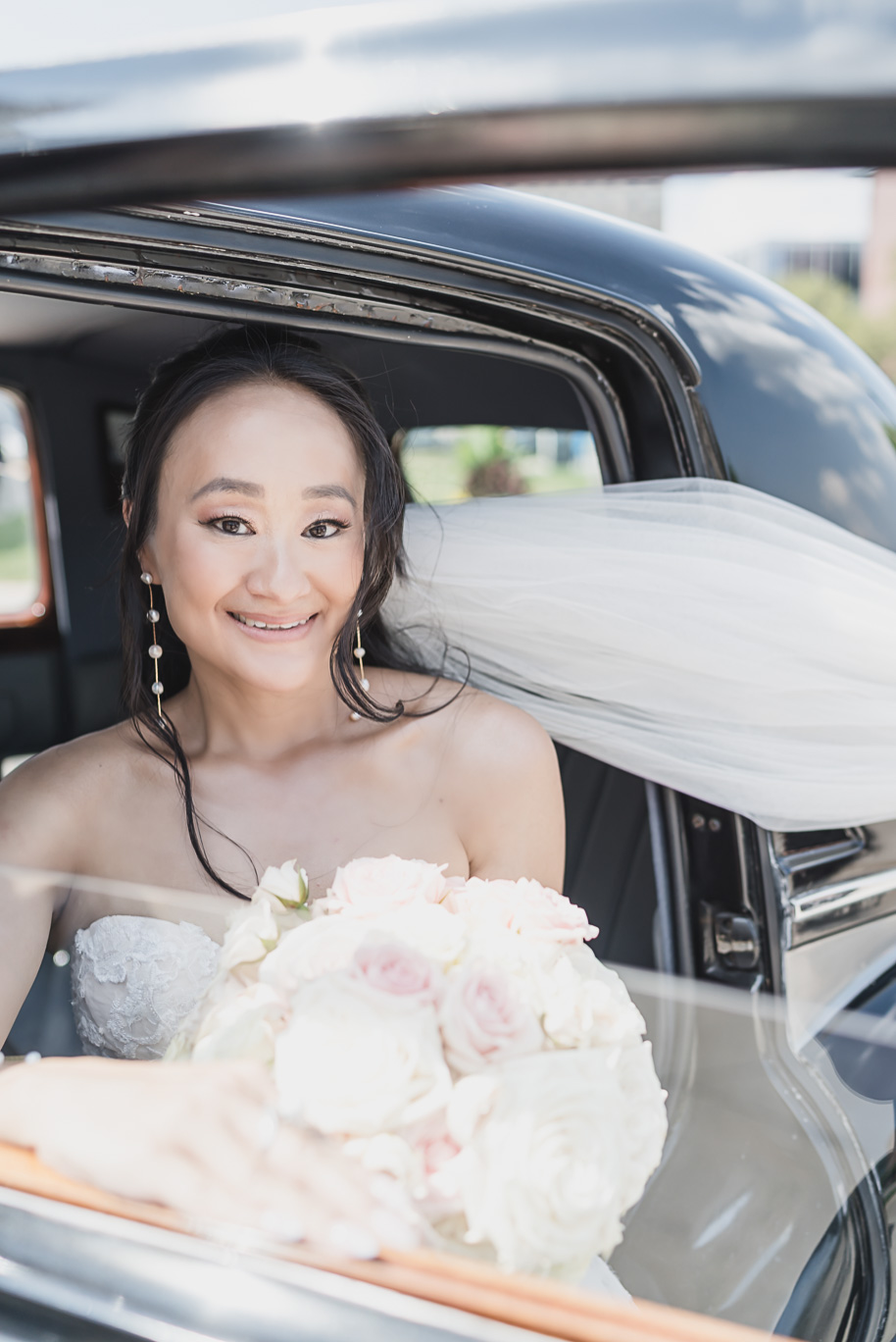 A classic black tie dusty blue and black Detroit Yacht Club wedding steeped in tradition, family heirlooms, hydrangaes, and happy tears by Kari Dawson, top rated Detroit wedding photographer, and her team. 