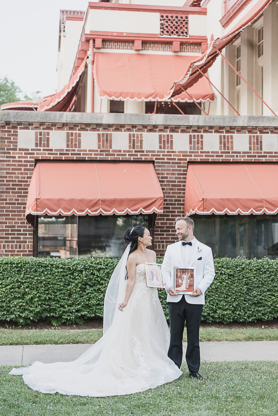 A classic black tie dusty blue and black Detroit Yacht Club wedding steeped in tradition, family heirlooms, hydrangaes, and happy tears by Kari Dawson, top rated Detroit wedding photographer, and her team. 