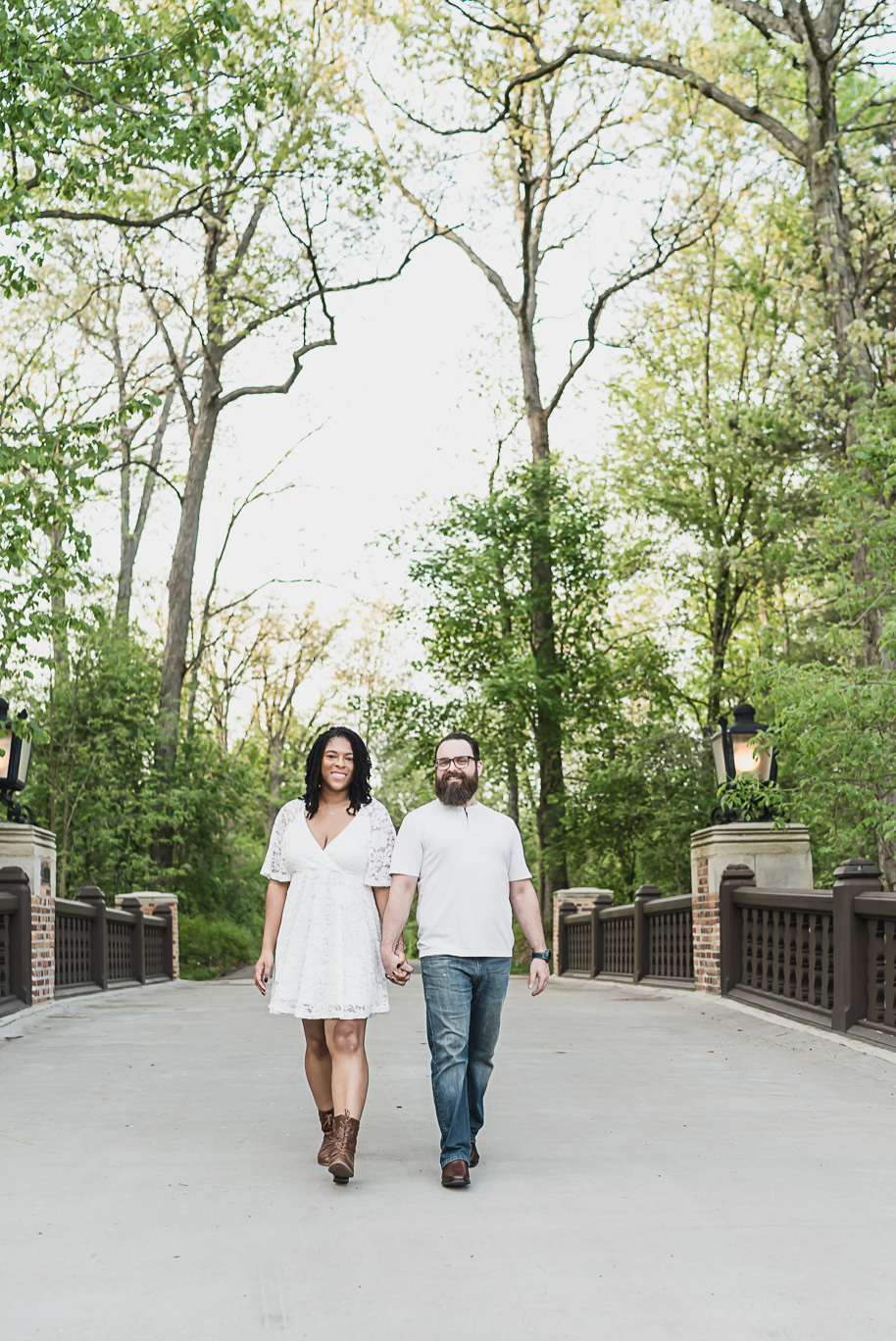 Sunlit Strolls and Timeless Love at Meadow Brook Hall; a romantic Meadow Brook Hall Engagement Session provided by top-rated Rochester wedding photographer, Kari Dawson.