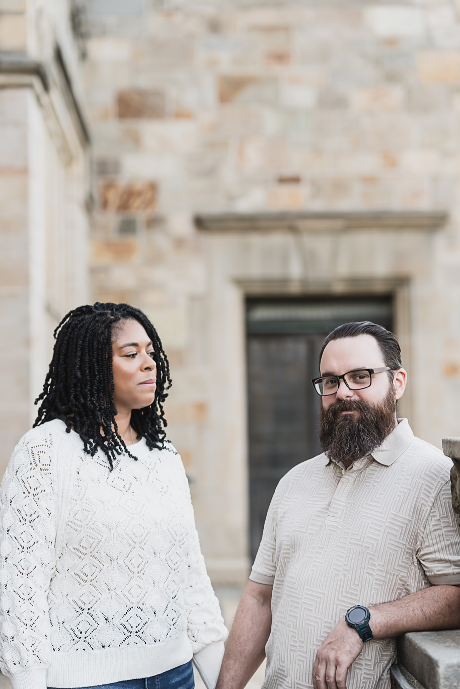 Sunlit Strolls and Timeless Love at Meadow Brook Hall; a romantic Meadow Brook Hall Engagement Session provided by top-rated Rochester wedding photographer, Kari Dawson.