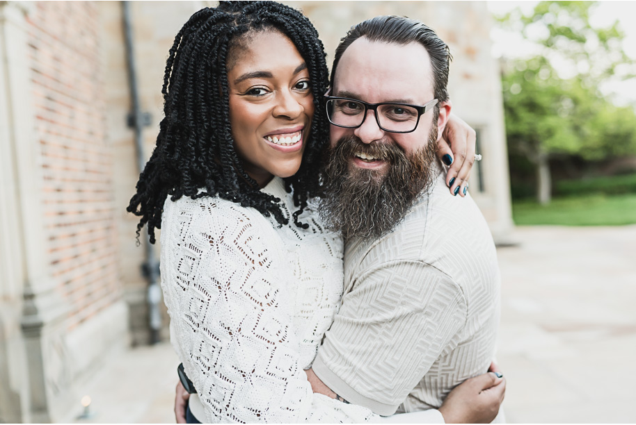 Sunlit Strolls and Timeless Love at Meadow Brook Hall; a romantic Meadow Brook Hall Engagement Session provided by top-rated Rochester wedding photographer, Kari Dawson.
