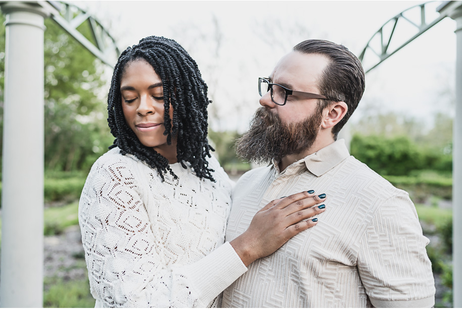 Sunlit Strolls and Timeless Love at Meadow Brook Hall; a romantic Meadow Brook Hall Engagement Session provided by top-rated Rochester wedding photographer, Kari Dawson.