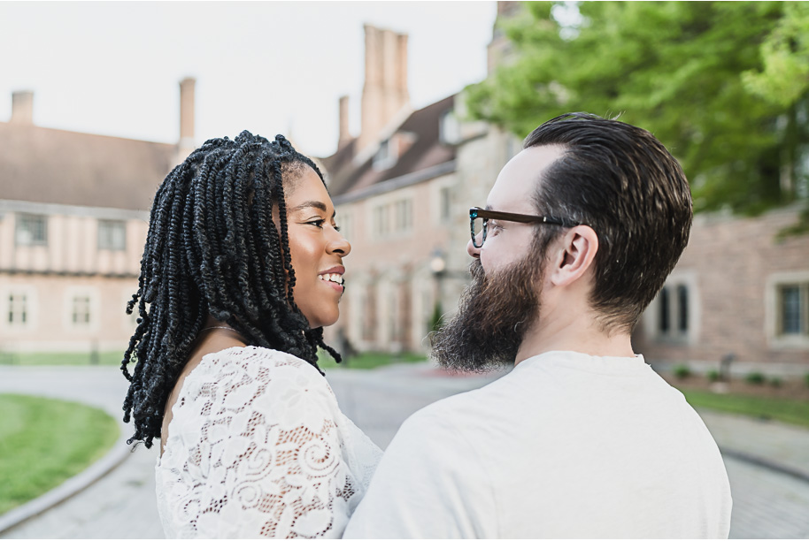 Sunlit Strolls and Timeless Love at Meadow Brook Hall; a romantic Meadow Brook Hall Engagement Session provided by top-rated Rochester wedding photographer, Kari Dawson.