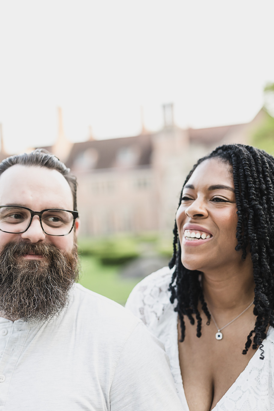 Sunlit Strolls and Timeless Love at Meadow Brook Hall; a romantic Meadow Brook Hall Engagement Session provided by top-rated Rochester wedding photographer, Kari Dawson.