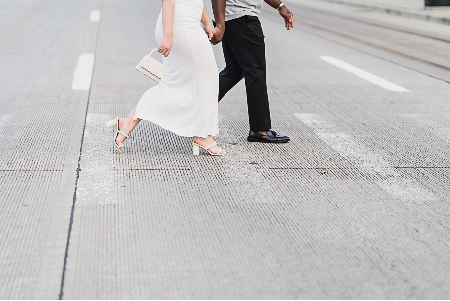 A Michigan Central Engagement full of romance and iconic style provided by Kari Dawson, top-rated Detroit wedding photographer, and her team.  