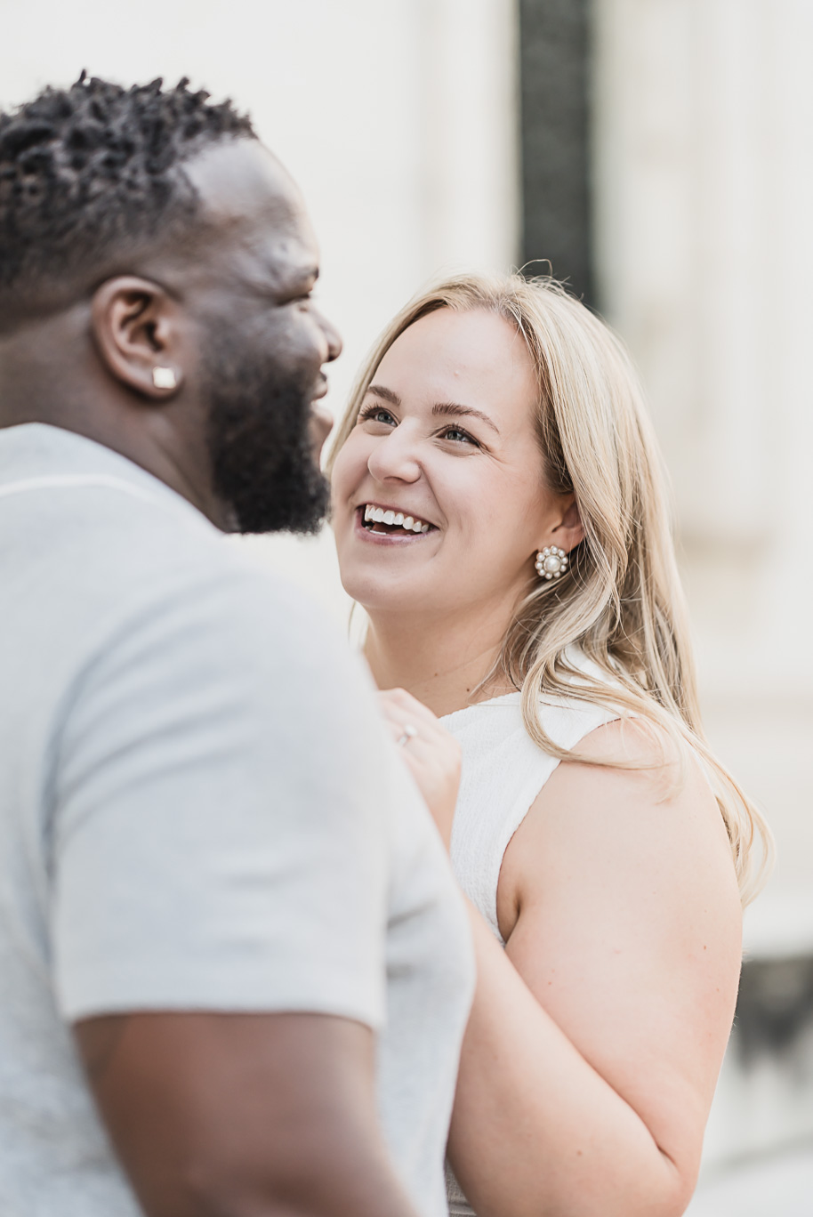 A Michigan Central Engagement full of romance and iconic style provided by Kari Dawson, top-rated Detroit wedding photographer, and her team.  