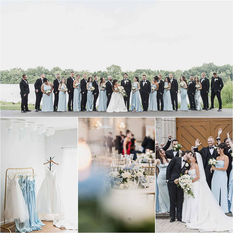 A romantic and elegant Petruzzello wedding in Rochester, Michigan provided by Kari Dawson, top-rated Rochester wedding photographer, and her team. 