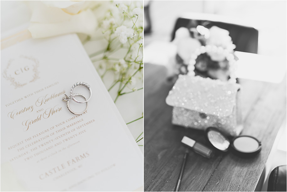 An emerald and gold fall interracial Castle Farms wedding in Charlevoix Northern Michigan by top-rated Northern Michigan wedding photography team Kari Dawson + Co.