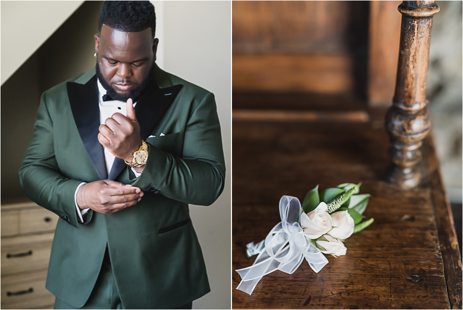 An emerald and gold fall interracial Castle Farms wedding in Charlevoix Northern Michigan by top-rated Northern Michigan wedding photography team Kari Dawson + Co.