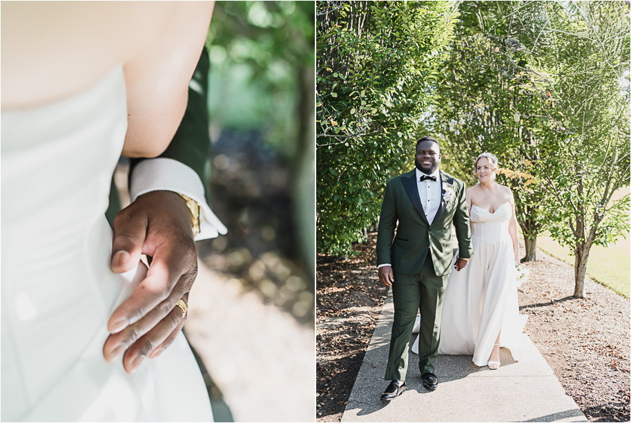 An emerald and gold fall interracial Castle Farms wedding in Charlevoix Northern Michigan by top-rated Northern Michigan wedding photography team Kari Dawson + Co.