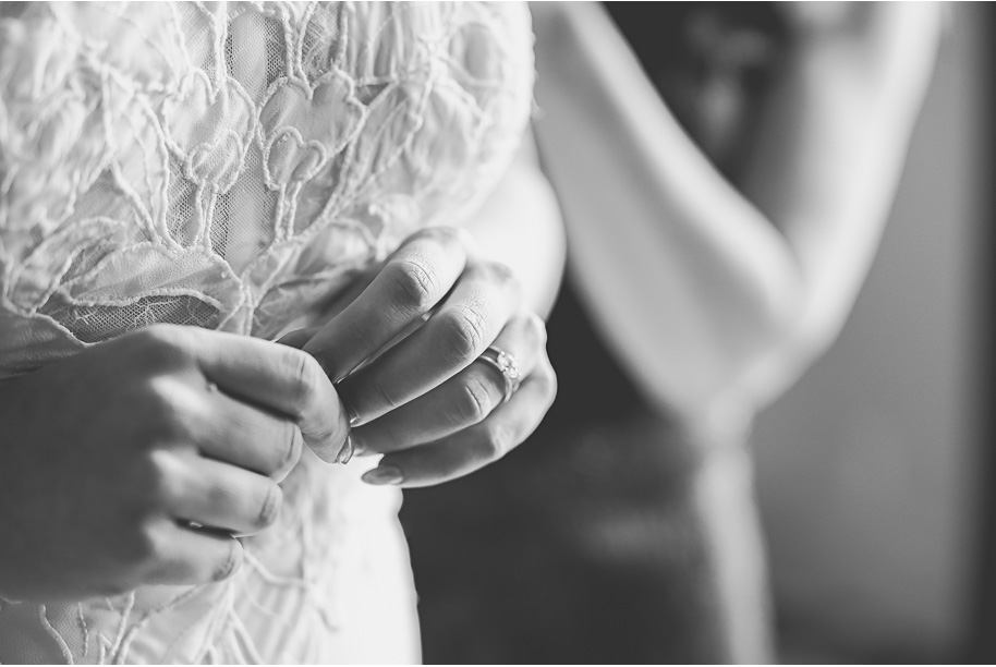 Elegant fall wedding at the Royal Park Hotel in Rochester, MI featuring navy and sage tones photographed by luxury wedding photographer Kari Dawson.