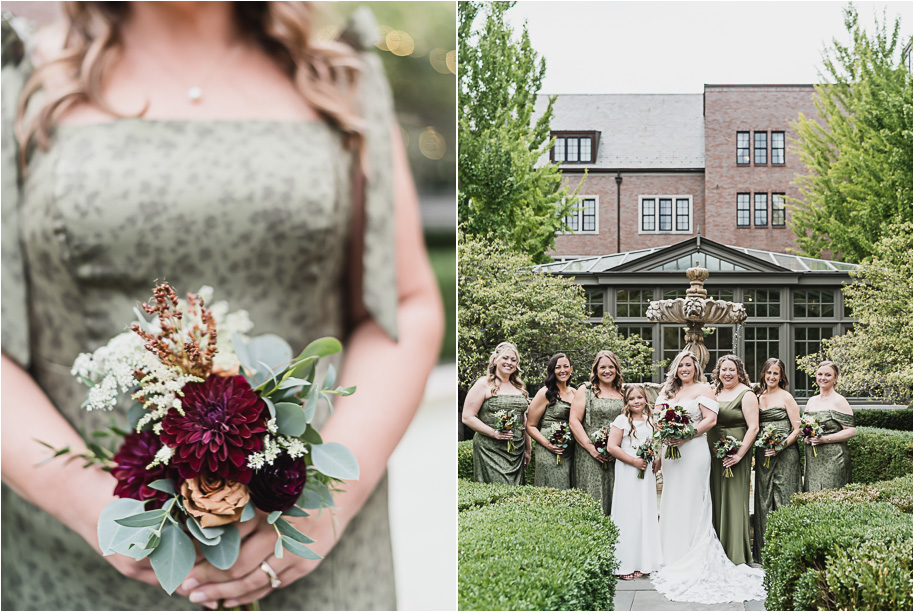 Texas-meets-Michigan fall wedding at the Royal Park Hotel with olive, navy, and gold design elements documented by Kari Dawson + Co.