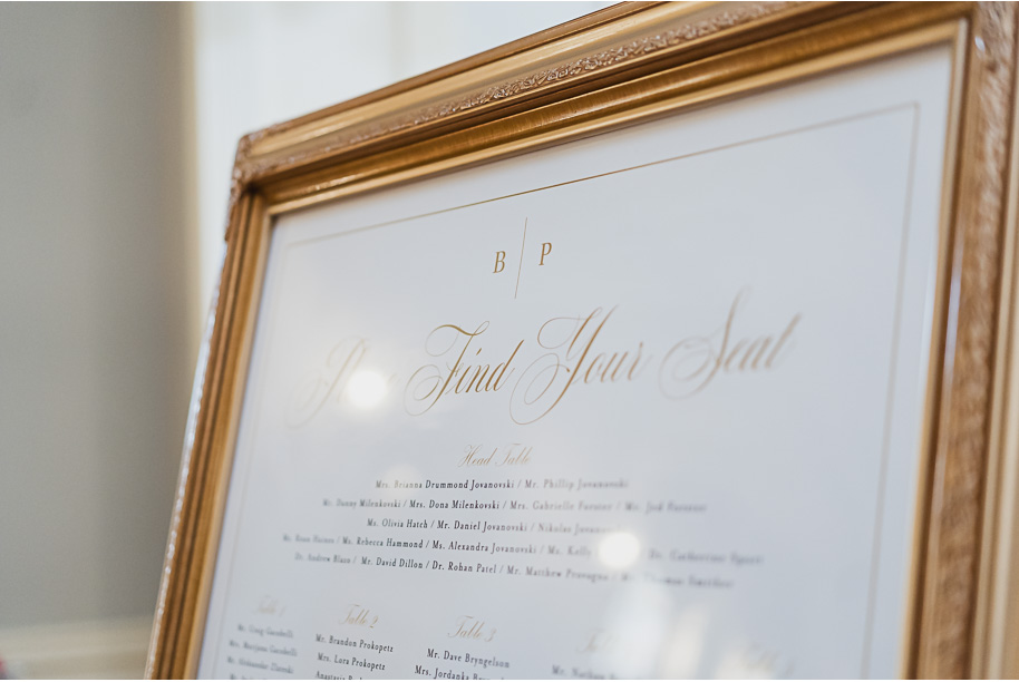 A romantic black and champagne black tie fall Macedonian Lovett Hall wedding documented by Kari Dawson and Co 